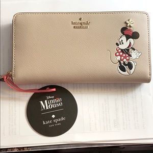 NWT Kate Spade Minnie Mouse wallet
